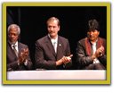 Kofi Annan, Vicente Fox y Evo Morales